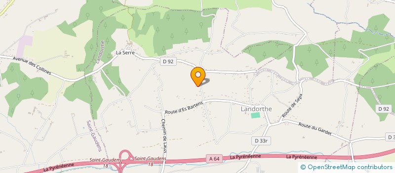 localisation de l'entreprise BATIFUNE SARL  LANDORTHE