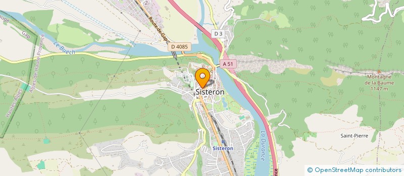 localisation de l'entreprise BATIG-EXT à SISTERON