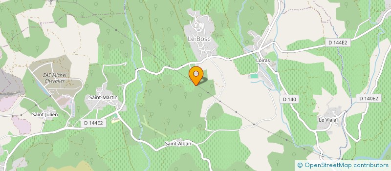localisation de l'entreprise BATIGAL à LE BOSC