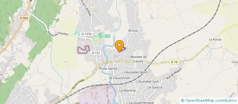 localisation de l'entreprise BATIGEC à ROUSSON