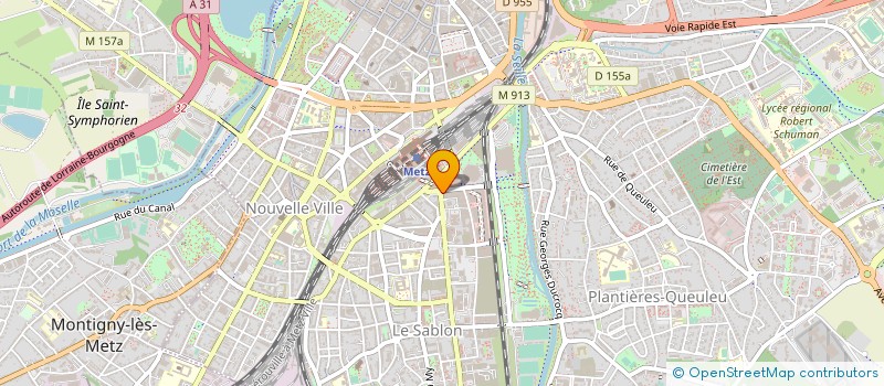 localisation de l'entreprise BATIGERE GIE  METZ