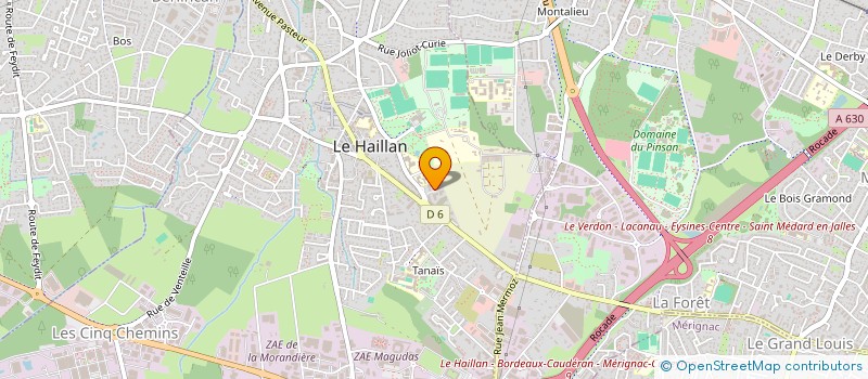 localisation de l'entreprise BATIGEST à LE HAILLAN