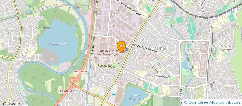 localisation de l'entreprise BATIGLOBAL STRASBOURG à STRASBOURG