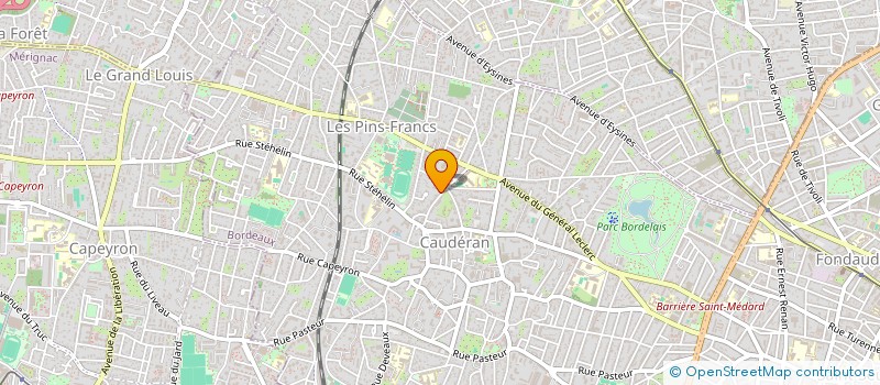 localisation de l'entreprise BATIGNOLLES 21 à BORDEAUX