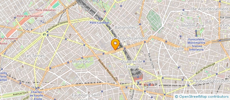 localisation de l'entreprise BATIGNOLLES CUISINES à PARIS