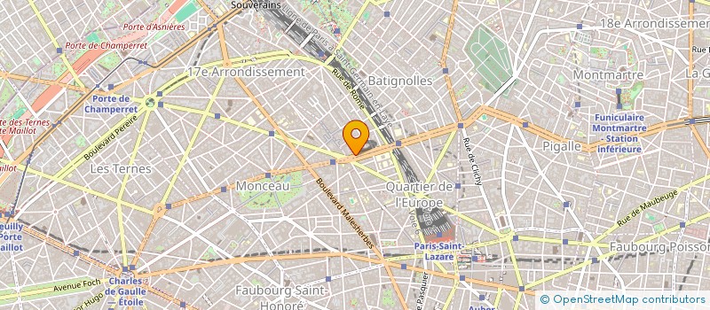 localisation de l'entreprise BATIGNOLLES OPTIQUE  PARIS