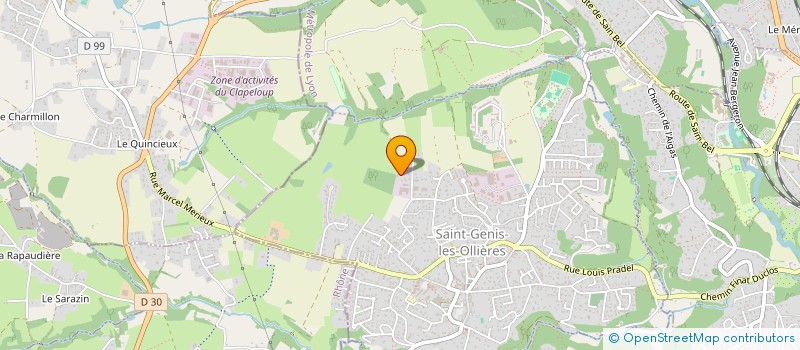 localisation de l'entreprise BATIGO  SAINT-GENIS-LES-OLLIERES