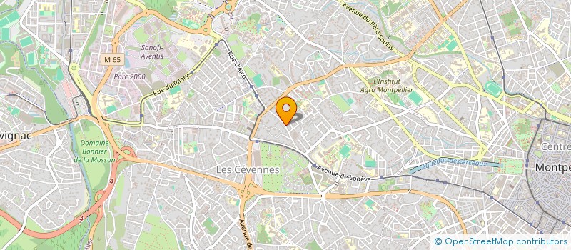localisation de l'entreprise BATIGO34 à MONTPELLIER