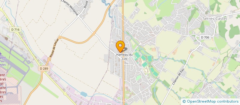 localisation de l'entreprise BATIGROUP à SERRES-CASTET