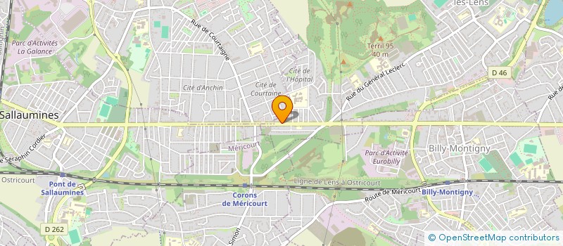 localisation de l'entreprise BATIGROUPE à FOUQUIERES-LES-LENS