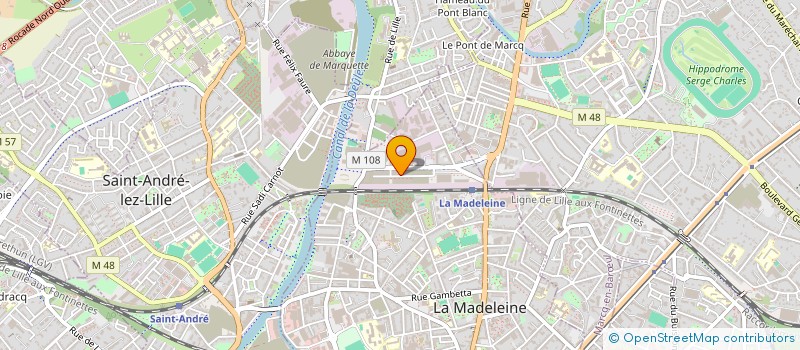 localisation de l'entreprise BATIHAUS WELLNESS à LA MADELEINE