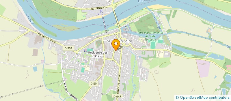localisation de l'entreprise BATIHOME à SULLY-SUR-LOIRE