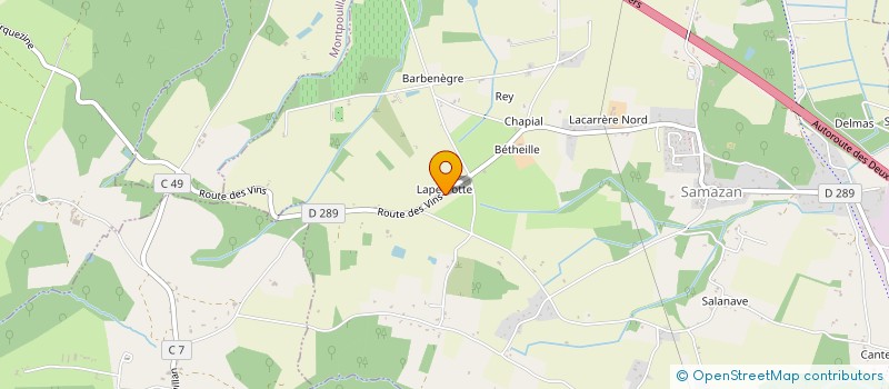 localisation de l'entreprise BATIJEAN  SAMAZAN