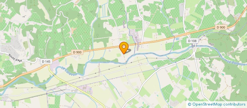 localisation de l'entreprise BATIK à ROUSSILLON