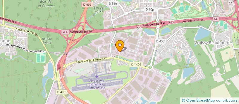 localisation de l'entreprise BATIKA  CROISSY-BEAUBOURG