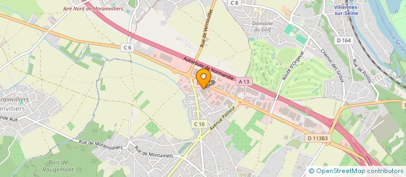 localisation de l'entreprise BATIKA  ORGEVAL