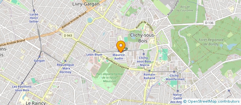 localisation de l'entreprise BATIKA à CLICHY-SOUS-BOIS