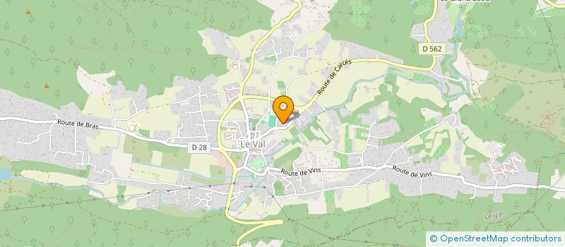 localisation de l'entreprise BATIKA  LE VAL