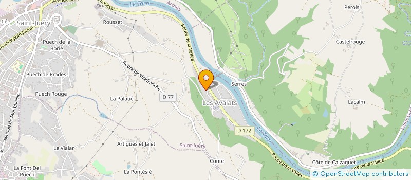 localisation de l'entreprise BATIKA SARL  SAINT-JUERY