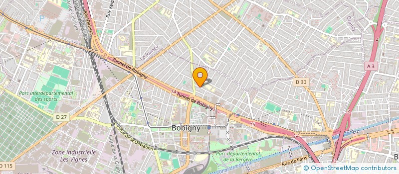 localisation de l'entreprise BATIKAL à BOBIGNY