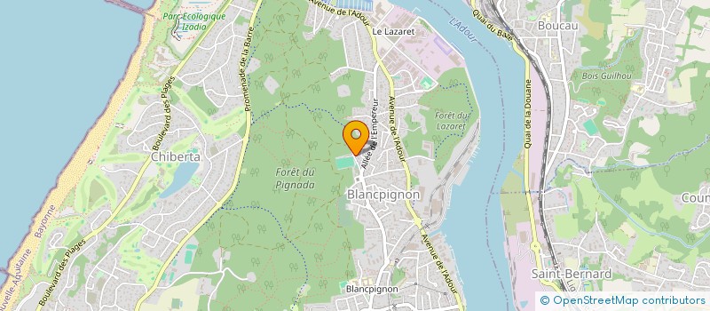 localisation de l'entreprise BATIKIT BAYONNE à ANGLET