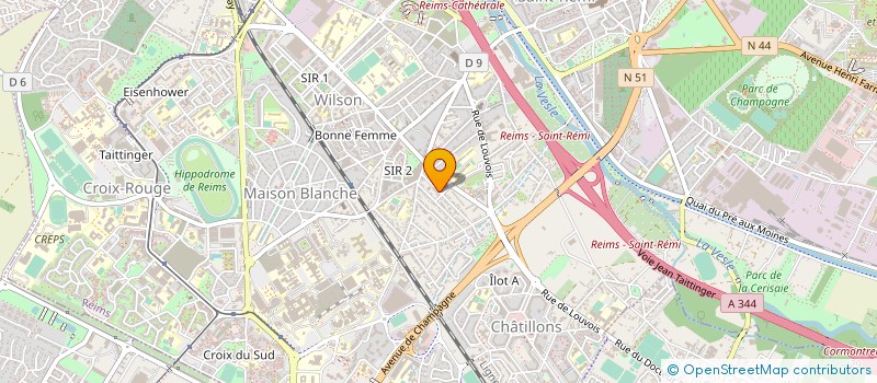 localisation de l'entreprise BATIKO-M  REIMS