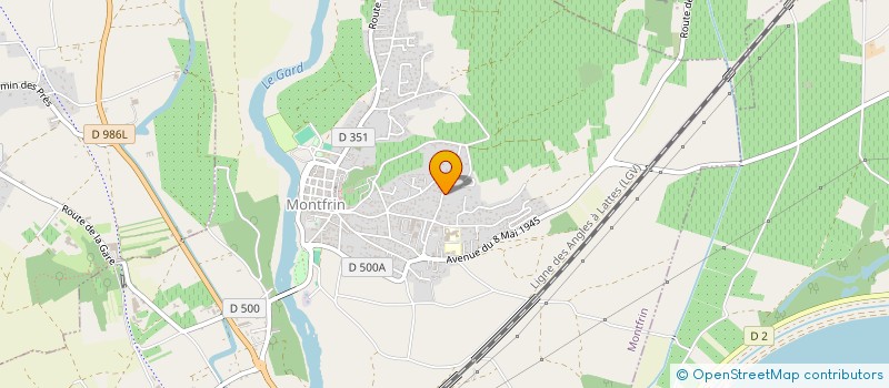 localisation de l'entreprise BATILAUM  MONTFRIN