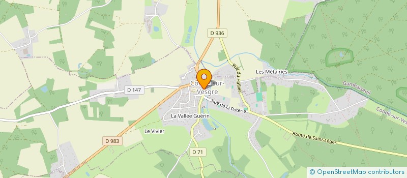 localisation de l'entreprise BATILEIRAS  CONDE-SUR-VESGRE