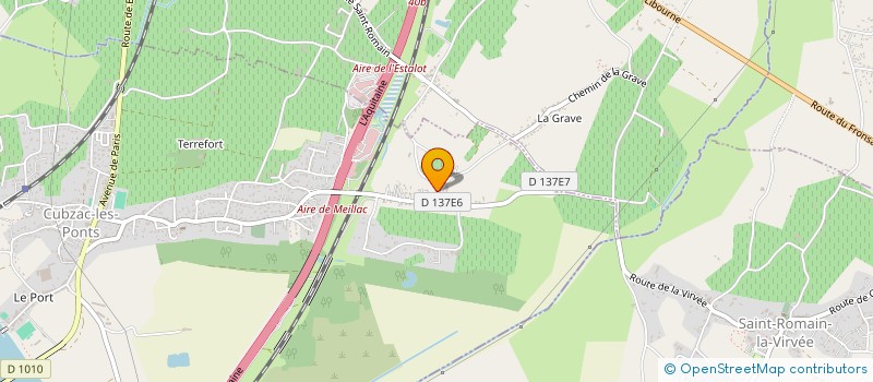 localisation de l'entreprise BATILEX à CUBZAC-LES-PONTS