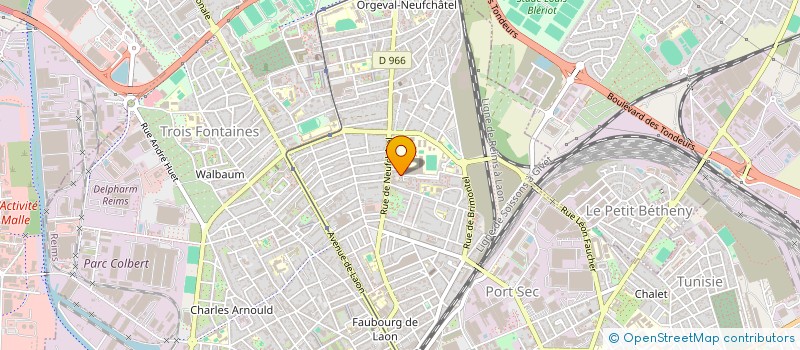 localisation de l'entreprise BATILI CONSTRUCTION  REIMS