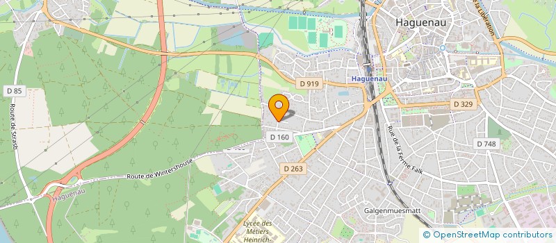 localisation de l'entreprise BATILIBRE à HAGUENAU