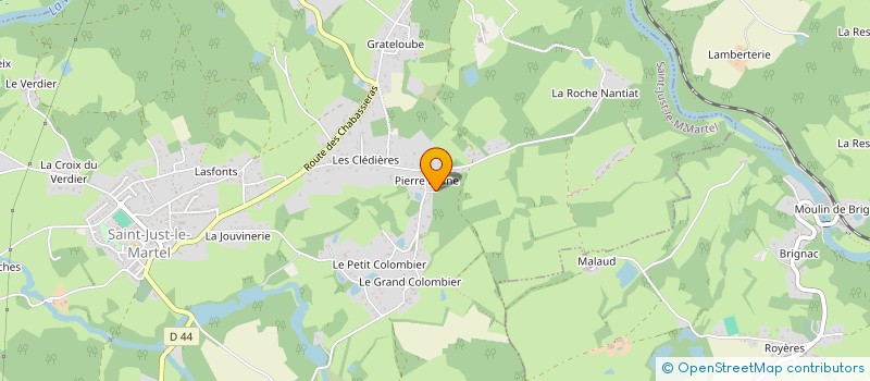 localisation de l'entreprise BATILIM  SAINT-JUST-LE-MARTEL