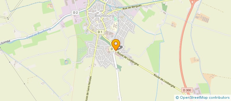 localisation de l'entreprise BATILIN à BOURBOURG