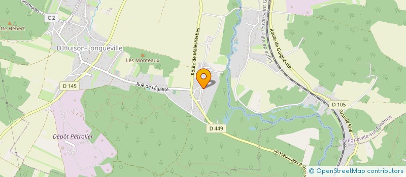 localisation de l'entreprise BATILINE  D'HUISON-LONGUEVILLE