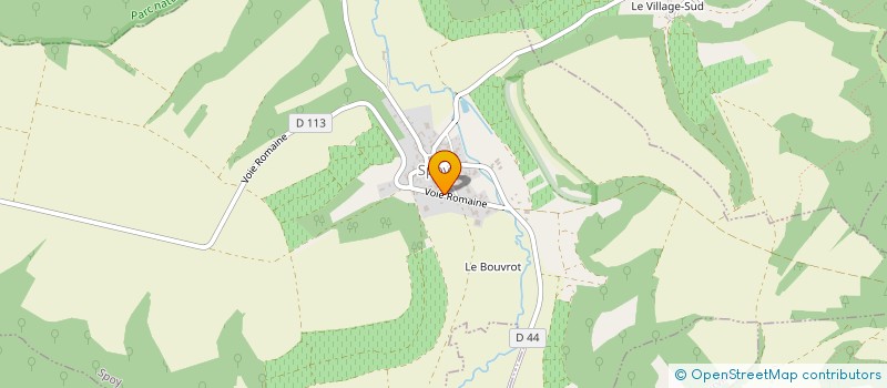 localisation de l'entreprise BATILLET HUGUES  SPOY