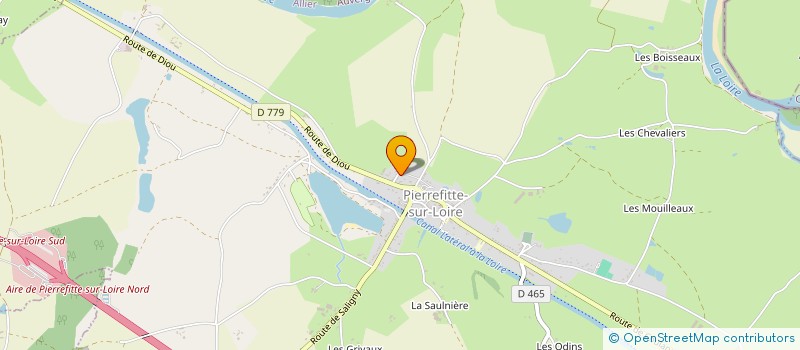 localisation de l'entreprise BATILOC 03  PIERREFITTE-SUR-LOIRE