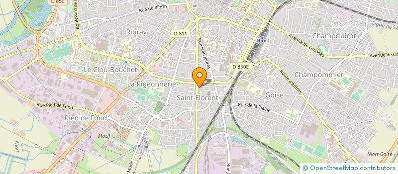 localisation de l'entreprise BATILOGIS à NIORT