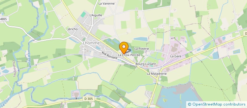 localisation de l'entreprise BATILOIR à LA CHARTRE-SUR-LE-LOIR