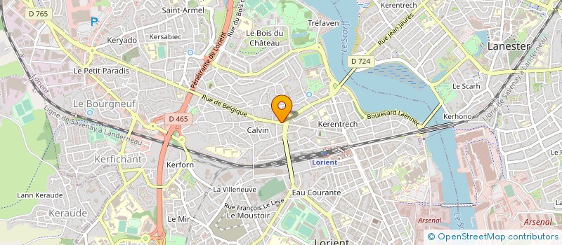 localisation de l'entreprise BATILOR SARL à LORIENT