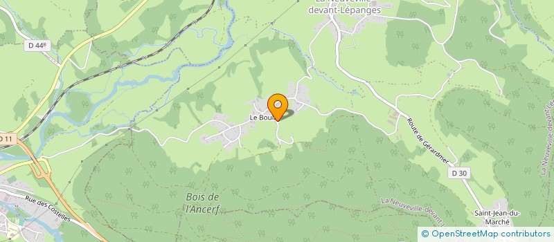 localisation de l'entreprise BATILOUPS COUVERTURE  LA NEUVEVILLE-DEVANT-LEPANGES