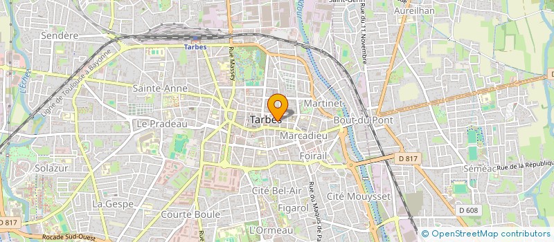 localisation de l'entreprise BATILU  TARBES