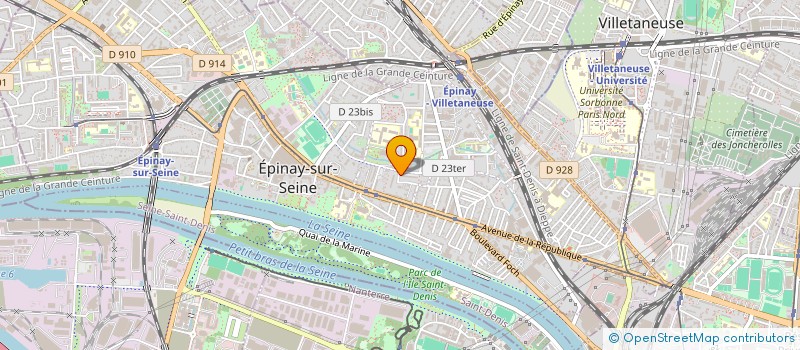 localisation de l'entreprise BATILUX 41 à EPINAY SUR SEINE