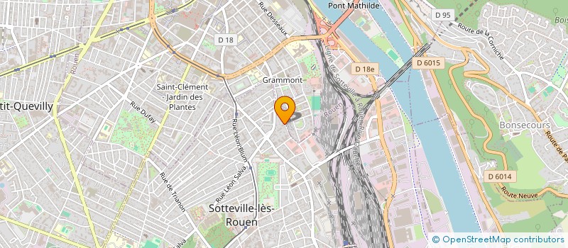 localisation de l'entreprise BATILUX 76  SOTTEVILLE-LES-ROUEN