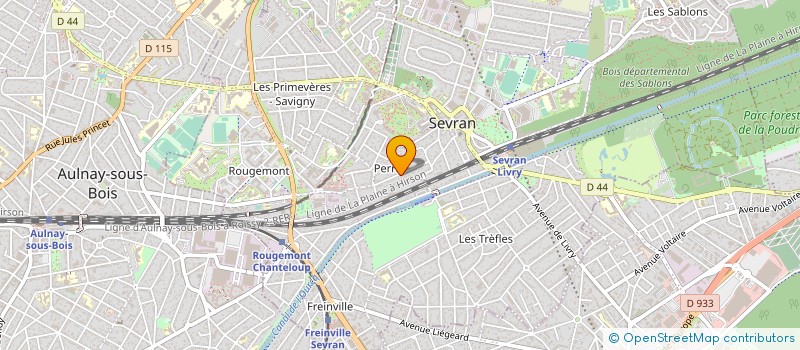localisation de l'entreprise BATILUX CONSTRUCTION à SEVRAN