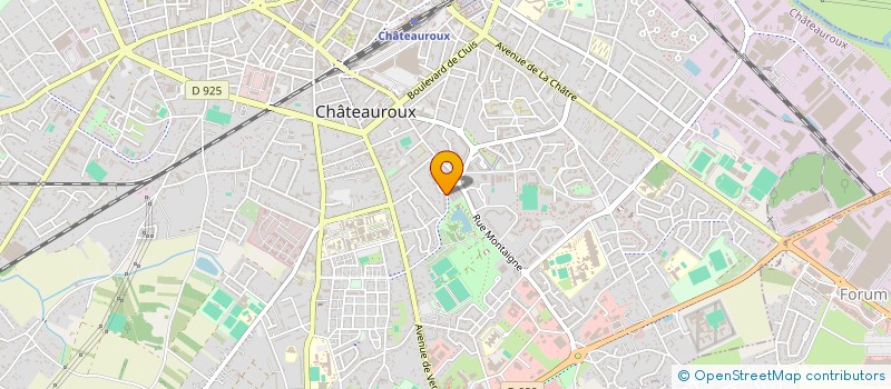 localisation de l'entreprise BATILUXE 32 à CHATEAUROUX