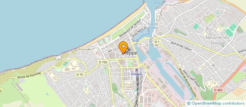 localisation de l'entreprise BATILUXE76 à DIEPPE