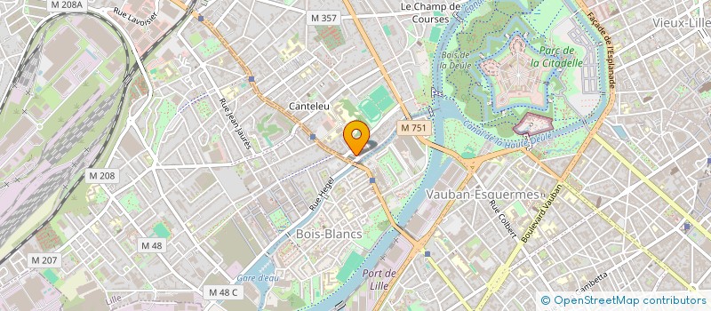 localisation de l'entreprise BATIM à LAMBERSART
