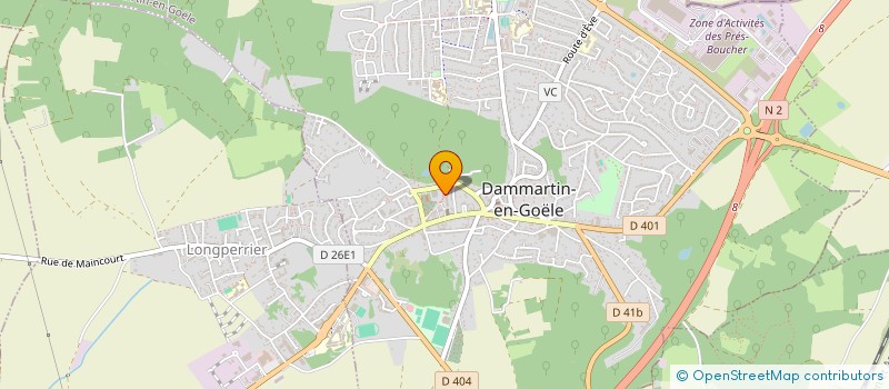 localisation de l'entreprise BATIM 77  DAMMARTIN-EN-GOELE