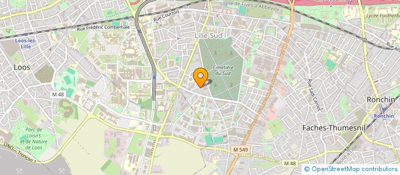 localisation de l'entreprise BATIM ACTION DU NORD à LILLE