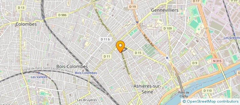 localisation de l'entreprise BATIM & CO à ASNIERES-SUR-SEINE